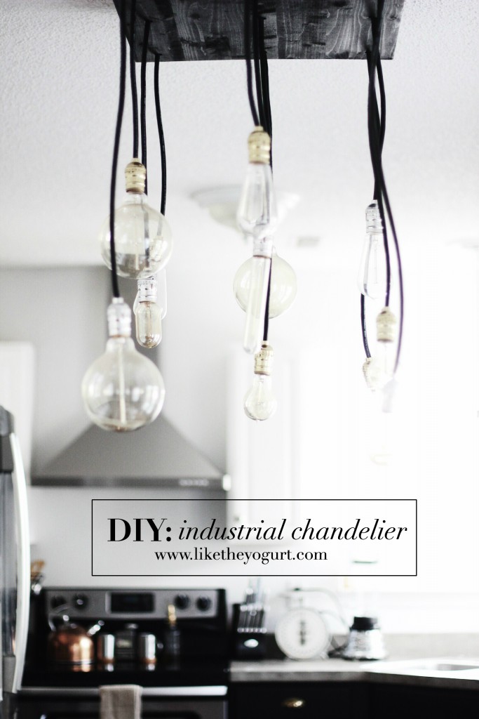DIY Industrial Chandelier // Charleston Fashion Blogger Dannon Almost Happening