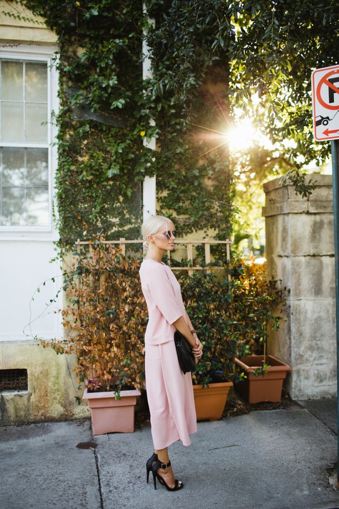 Chicwish Rouge Pink Set // Charleston Fashion Blogger Dannon, Almost Happening