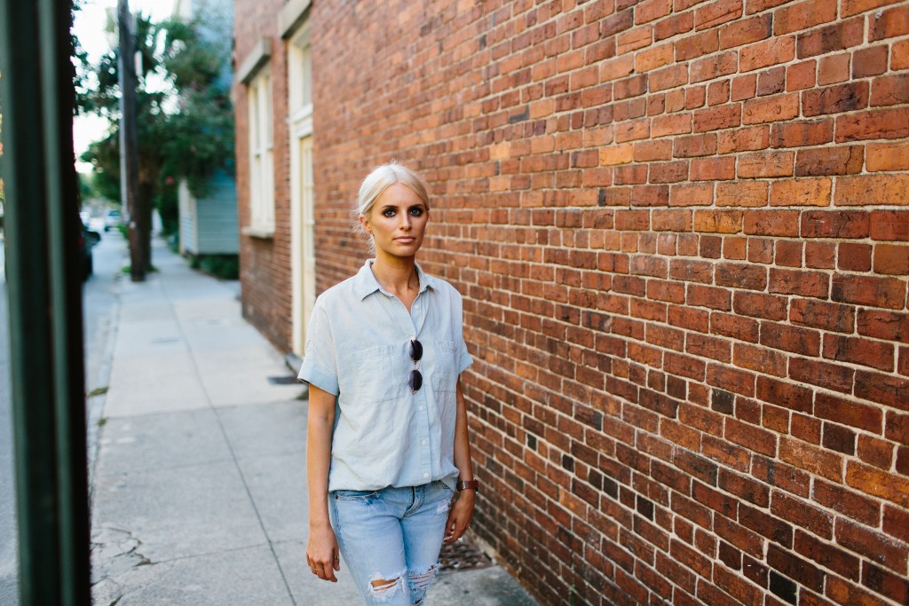 Denim on Denim // Charleston Fashion Blogger, Dannon Almost Happening