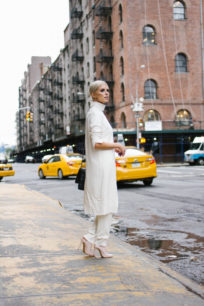 H&M + Bloglovin’ Awards 2015 NYFW Studio AW15 Collection Ribbed Knit Pants and Slit Front Tunic // Charleston Blogger Dannon, Almost Happening