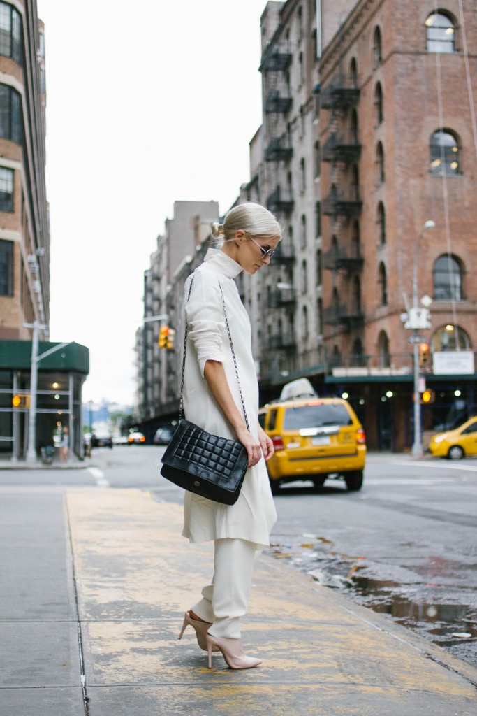H&M + Bloglovin’ Awards 2015 NYFW Studio AW15 Collection Ribbed Knit Pants and Slit Front Tunic // Charleston Blogger Dannon, Almost Happening