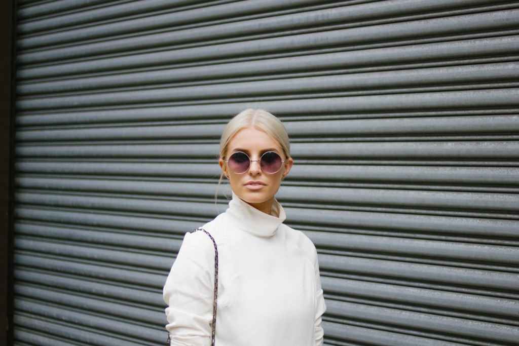 H&M + Bloglovin’ Awards 2015 NYFW Studio AW15 Collection Ribbed Knit Pants and Slit Front Tunic // Charleston Blogger Dannon, Almost Happening