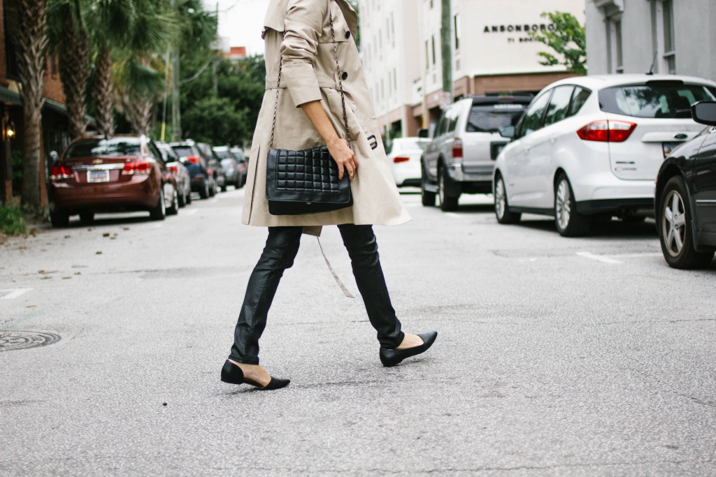 Bandanas and Trench Coats Fall 2015 Trends // Charleston Fashion Blogger Dannon, Almost Happening