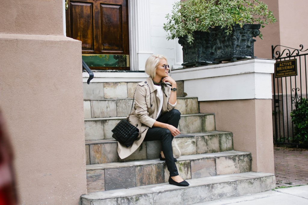 Bandanas and Trench Coats Fall 2015 Trends // Charleston Fashion Blogger Dannon, Almost Happening