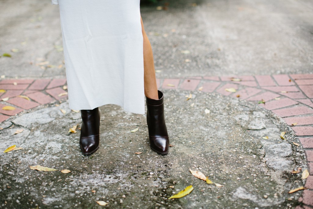 Mummified in Ganni Turtleneck Midi Dress Fall 2015 // Charleston Fashion Blogger Dannon Almost Happening