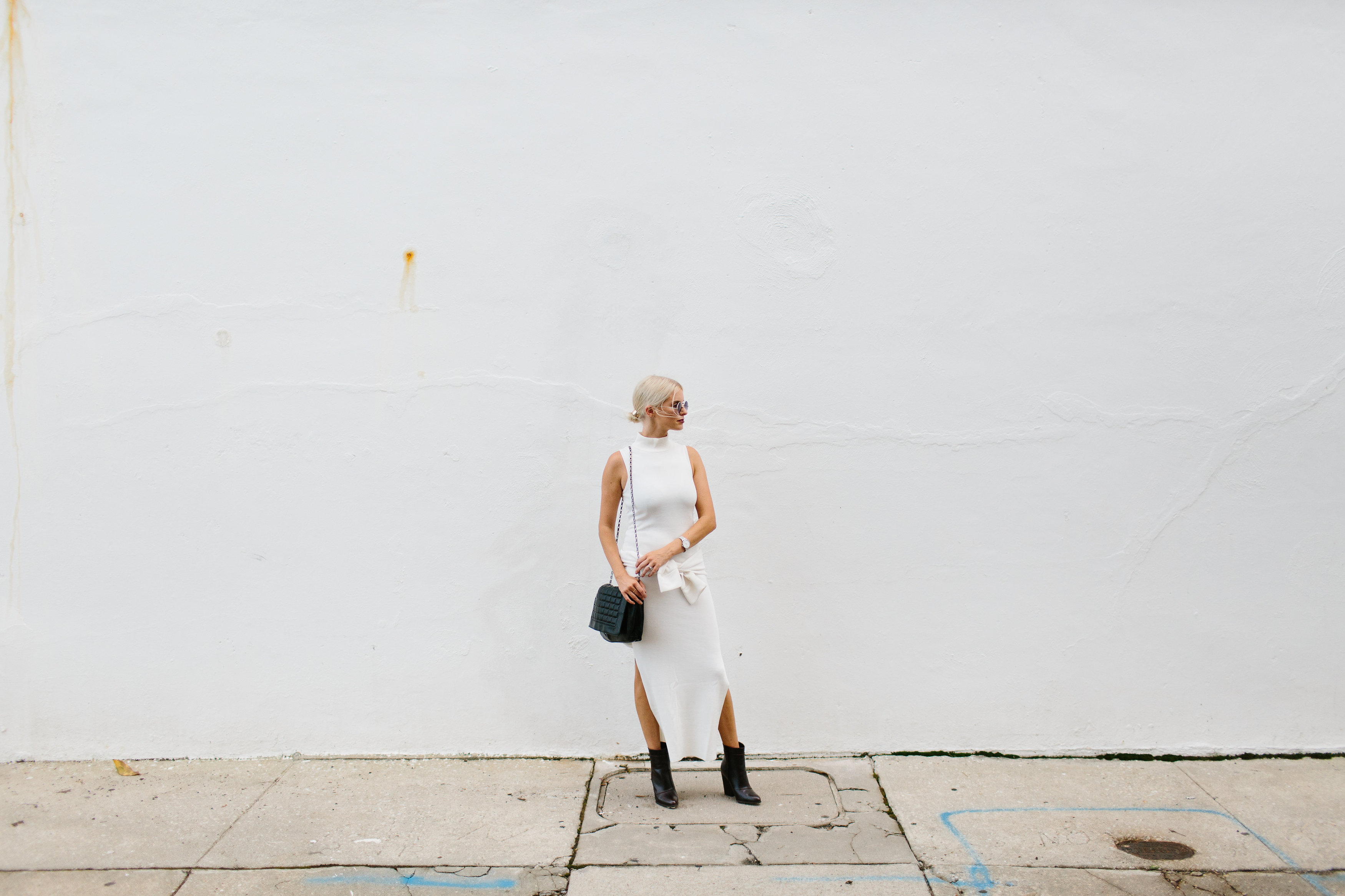 Mummified in Ganni Turtleneck Midi Dress Fall 2015 // Charleston Fashion Blogger Dannon Almost Happening