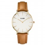 Cluse LA BOHÈME GOLD WHITE/CARAMEL