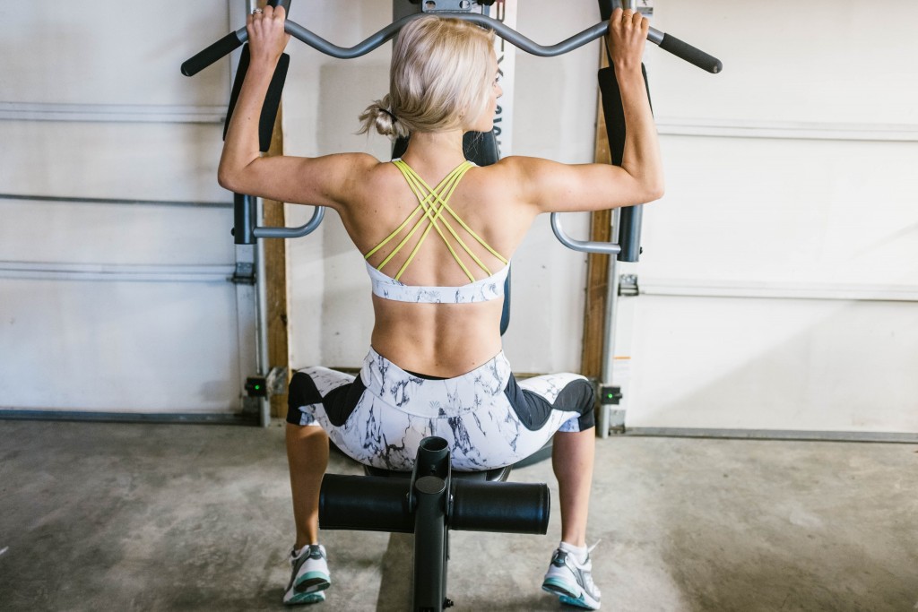Fitness Forever 21 Marble Print Legging and Sports Bra Target c9 Champion active wear // Charleston Fashion Blogger Dannon Almost Happening