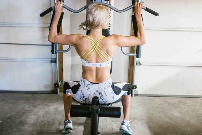 Fitness Forever 21 Marble Print Legging and Sports Bra Target c9 Champion active wear // Charleston Fashion Blogger Dannon Almost Happening