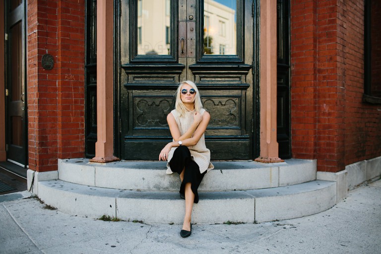 Coggles Ganni Sleevess Sweater Black Culottes Fashion Trends 2016 // Charleston Fashion Blogger Dannon Almost Happening