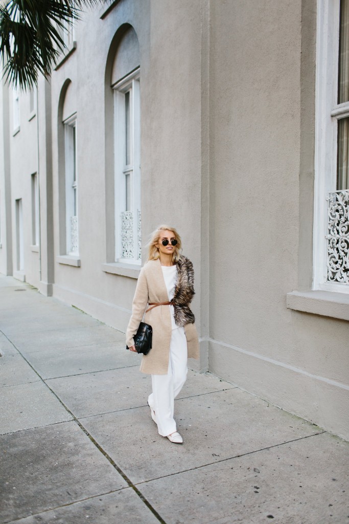 NYFW: Trousers + Faux Furs SS16 AW16 Street Style // Charleston Fashion Blogger Dannon Almost Happening
