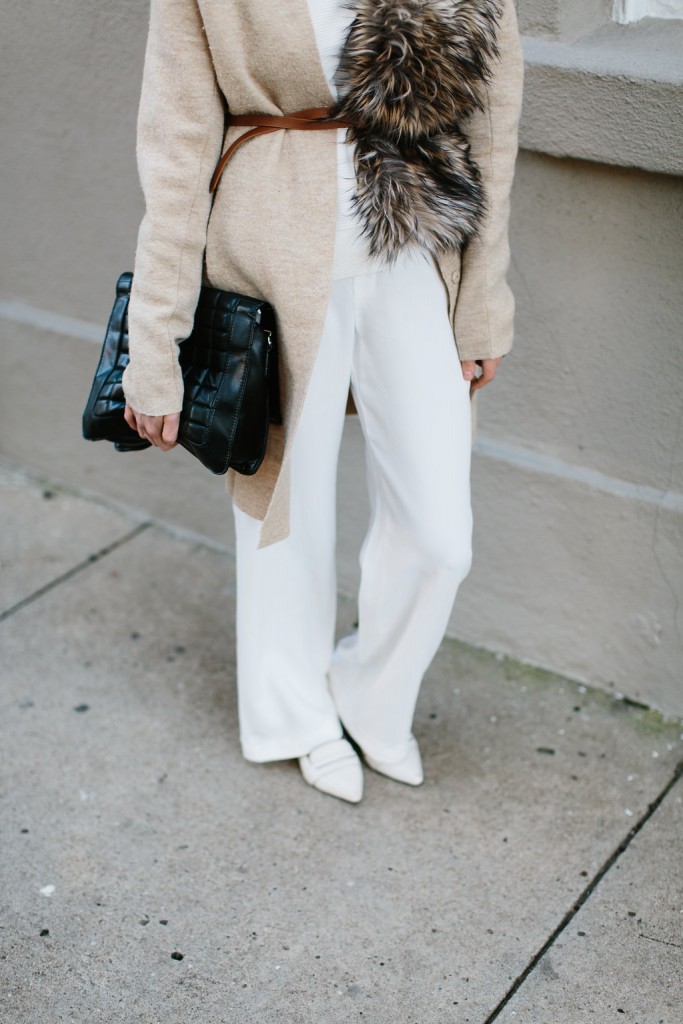 NYFW: Trousers + Faux Furs SS16 AW16 Street Style // Charleston Fashion Blogger Dannon Almost Happening