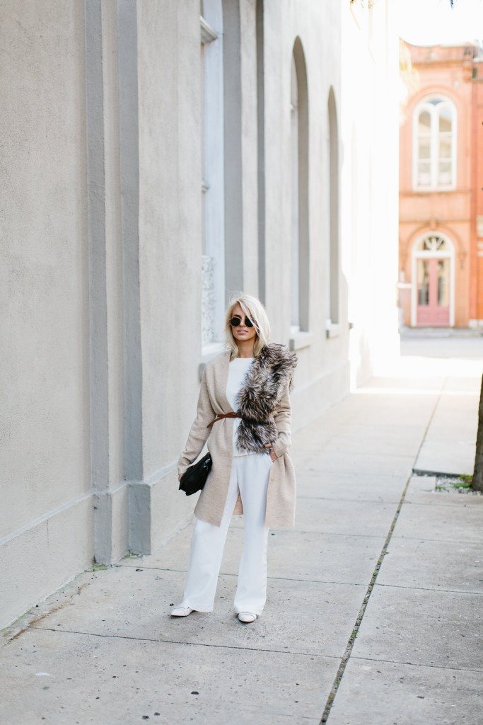 NYFW: Trousers + Faux Furs SS16 AW16 Street Style // Charleston Fashion Blogger Dannon Almost Happening