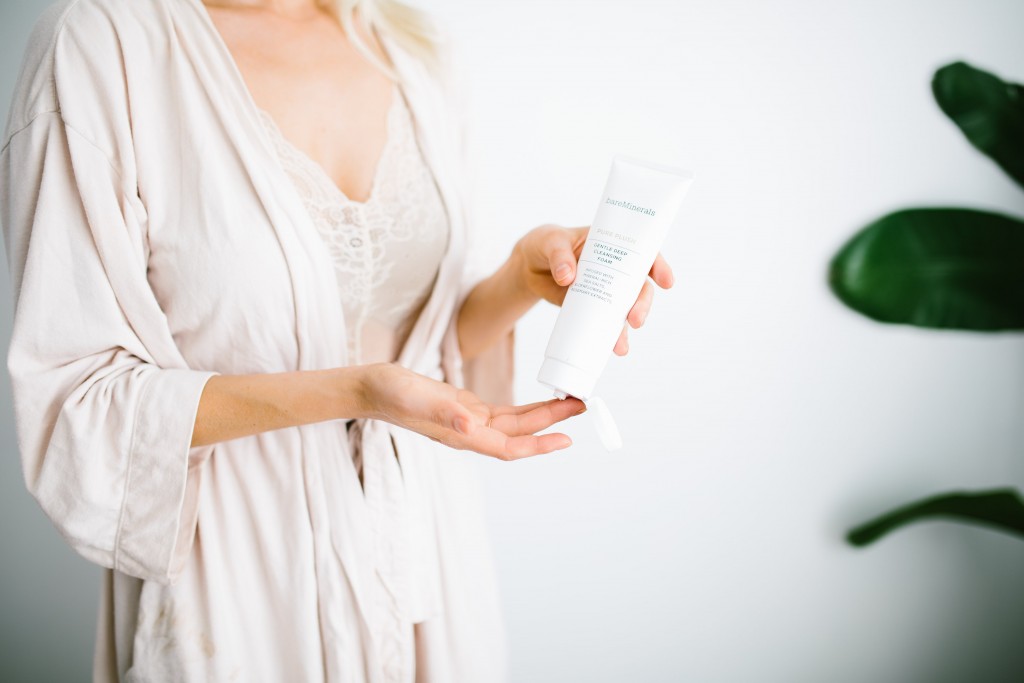 BareMinerals Skincare Review Skinlongevity serum pure plush cleanser butter drench moisturizer  // Charleston Fashion Blogger Dannon Almost Happening