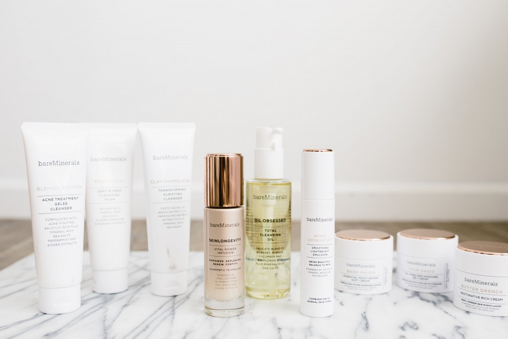 BareMinerals Skincare Review Skinlongevity serum pure plush cleanser butter drench moisturizer  // Charleston Fashion Blogger Dannon Almost Happening
