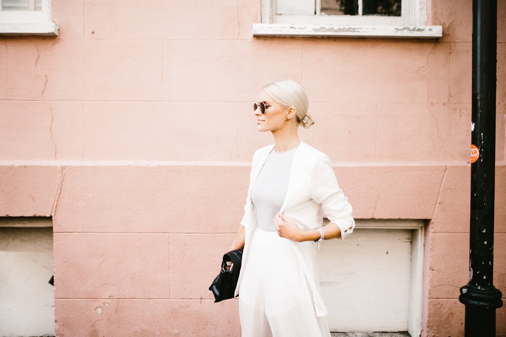 Tres Carmen ENDLESS ROSE CHIFFON PLEATED JUMPSUIT // Charleston Fashion Blogger Dannon Almost Happening