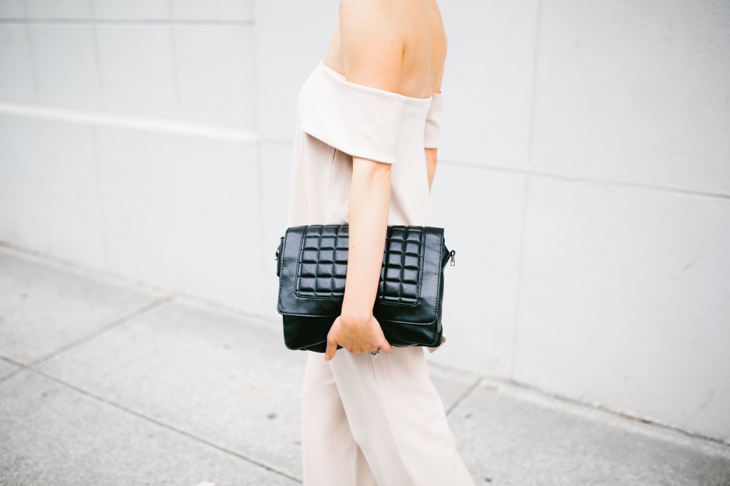 CFW Day 3 Boohoo Eli Top and wide leg trousers co-ord set // Charleston Fashion Blogger Dannon Almost Happening