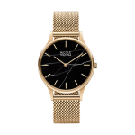 Nicole Vienna Soir N79 Link Gold Watch Black Marble Face // Charleston Fashion Blogger Dannon Almost Happening