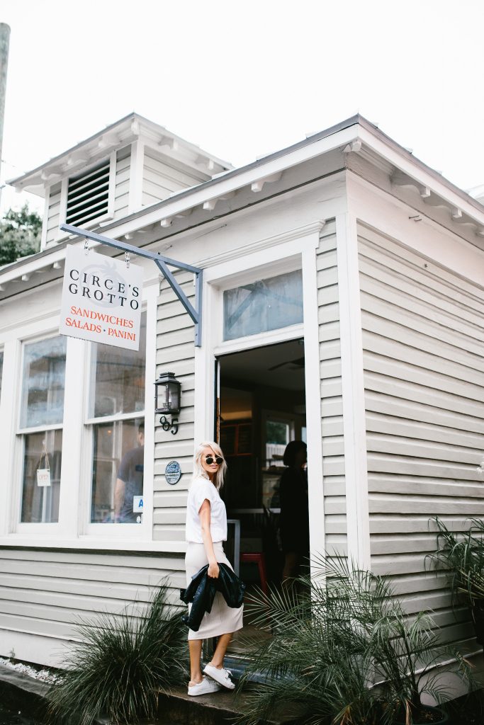 Circe’s Grotto Charleston South Carolina sandwich shop panini // Charleston Fashion Blogger Dannon Almost Happening 