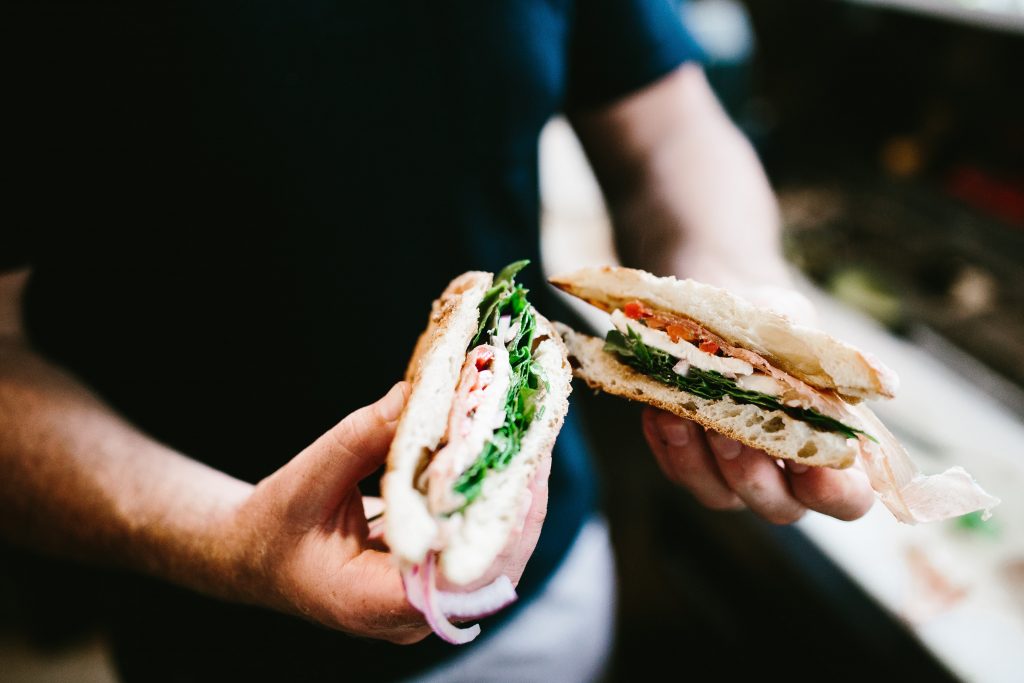 Circe’s Grotto Charleston South Carolina sandwich shop panini // Charleston Fashion Blogger Dannon Almost Happening 
