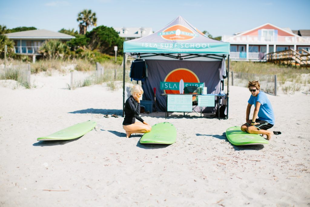 Isla Surf School surfing lessons folly beach, sc // Charleston Fashion Blogger Dannon K. Collard Almost Happening