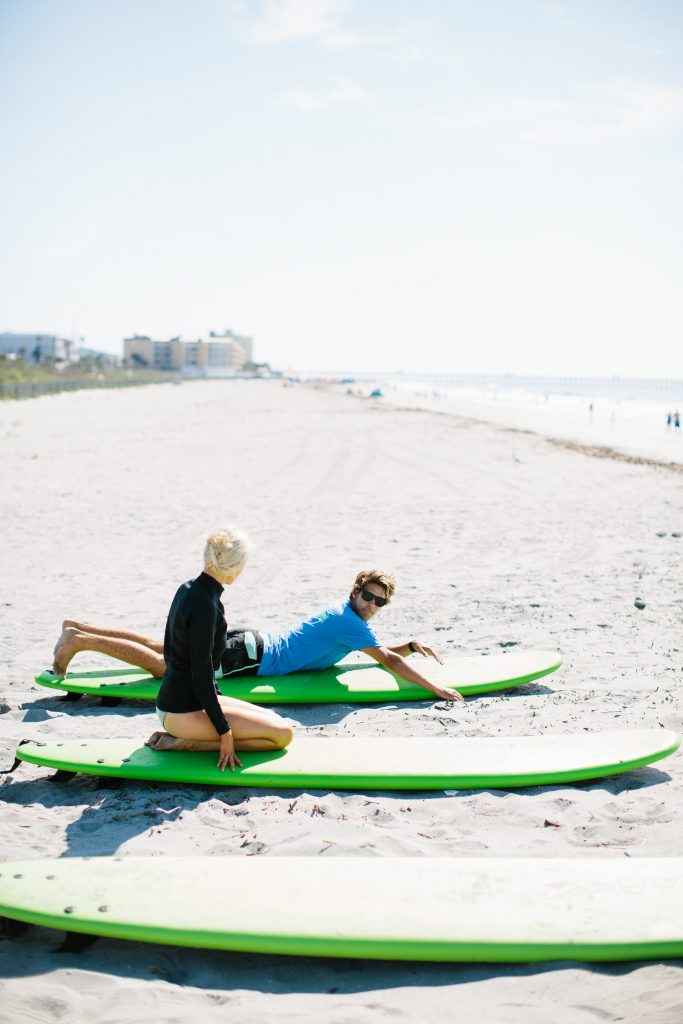 Isla Surf School surfing lessons folly beach, sc // Charleston Fashion Blogger Dannon K. Collard Almost Happening
