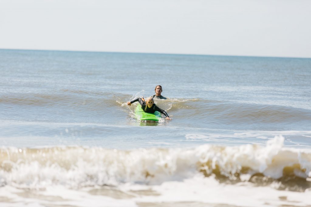 Isla Surf School surfing lessons folly beach, sc // Charleston Fashion Blogger Dannon K. Collard Almost Happening