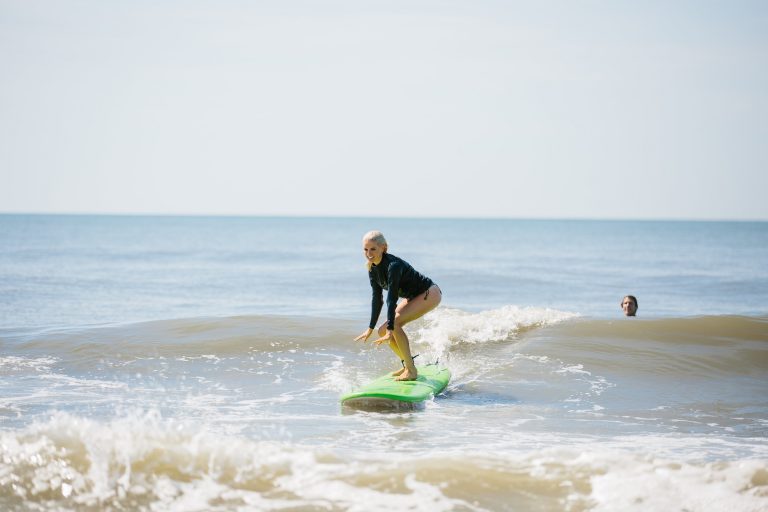 Isla Surf School surfing lessons folly beach, sc // Charleston Fashion Blogger Dannon K. Collard Almost Happening