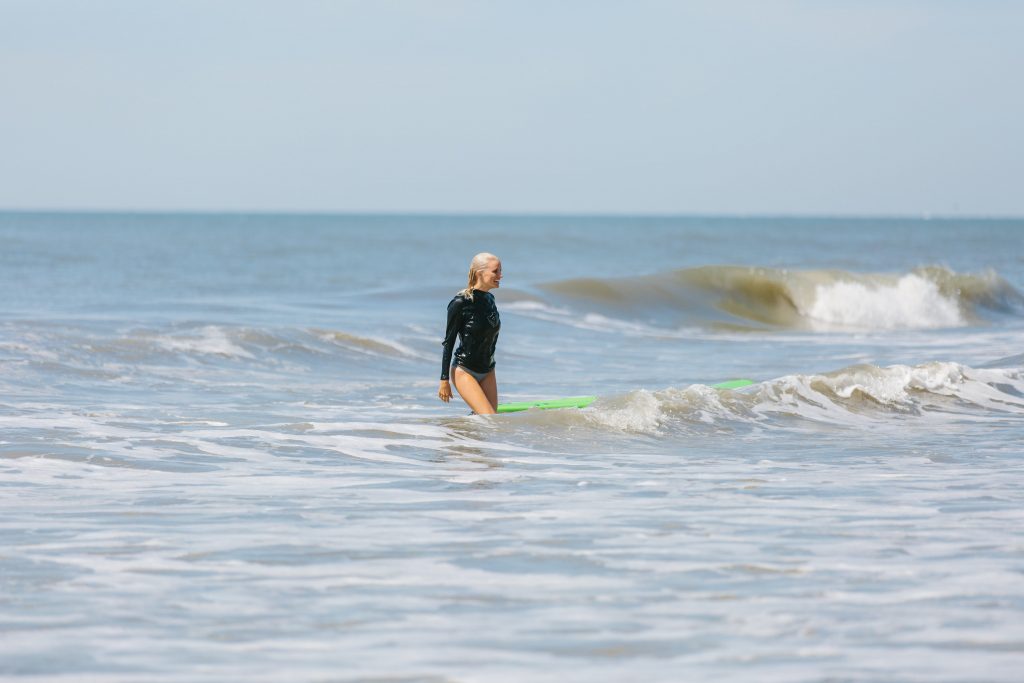 Isla Surf School surfing lessons folly beach, sc // Charleston Fashion Blogger Dannon K. Collard Almost Happening