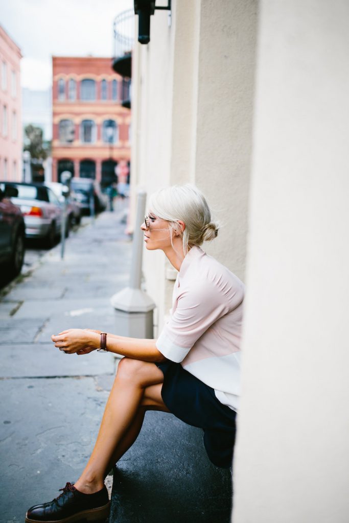 Topshop Colorblock Dress OversizedBlogger Style 2016 Nordstrom // Charleston Fashion Blogger Dannon Almost Happening