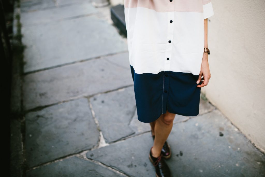 Topshop Colorblock Dress OversizedBlogger Style 2016 Nordstrom // Charleston Fashion Blogger Dannon Almost Happening