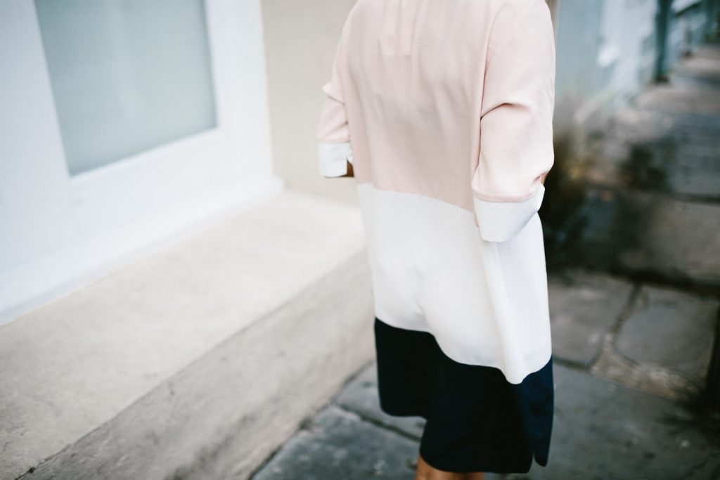 Topshop Colorblock Dress OversizedBlogger Style 2016 Nordstrom // Charleston Fashion Blogger Dannon Almost Happening