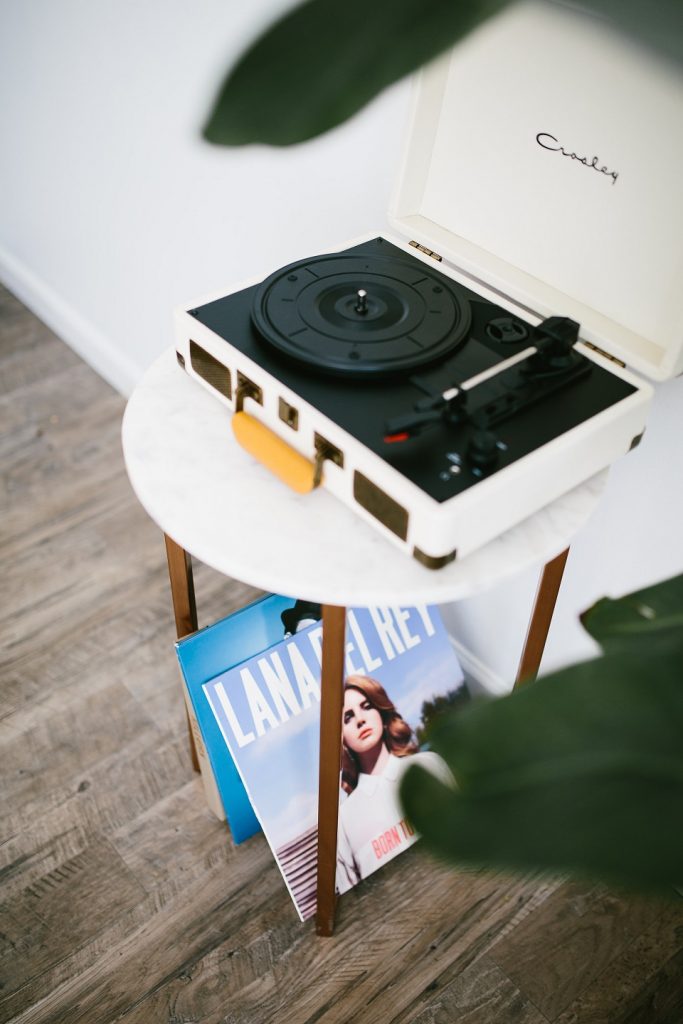 Urban Outfitters Office Record Player Cinema Box Instax Polaroid Printer // Charleston Fashion Blogger Dannon Almost Happening