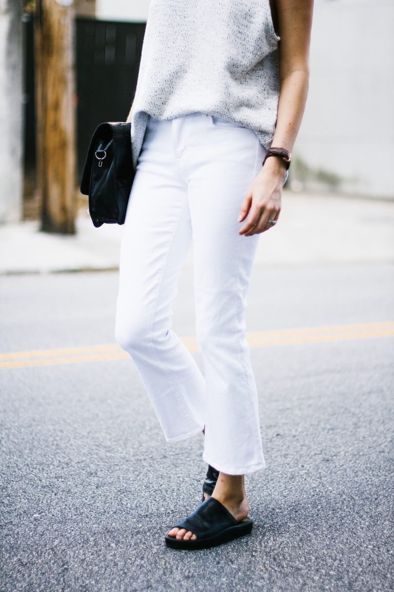 Marled Knits and Bootcuts Viktoria & Woods Kite Tank Selena Boot Cut Blogger Street STyle Summer Fall 2016 // Charleston Fashion Blogger Dannon Almost Happening