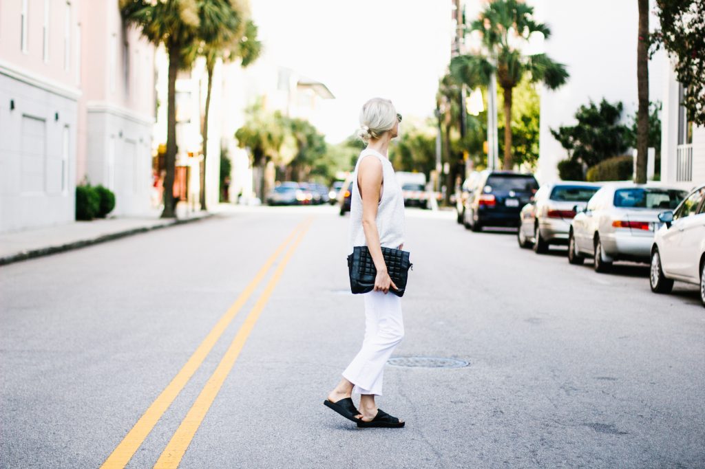 Marled Knits and Bootcuts Viktoria & Woods Kite Tank Selena Boot Cut Blogger Street STyle Summer Fall 2016 // Charleston Fashion Blogger Dannon Almost Happening