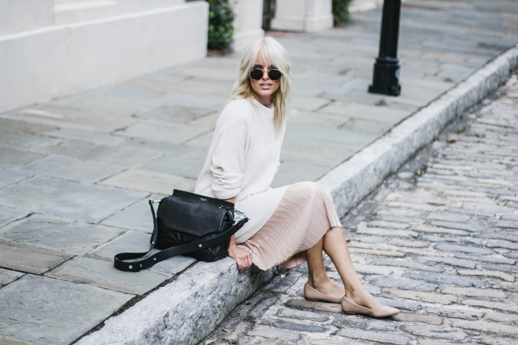 rag-bone-pilot-satchel-oversized-sweater-metallic-pleated-skirt-2