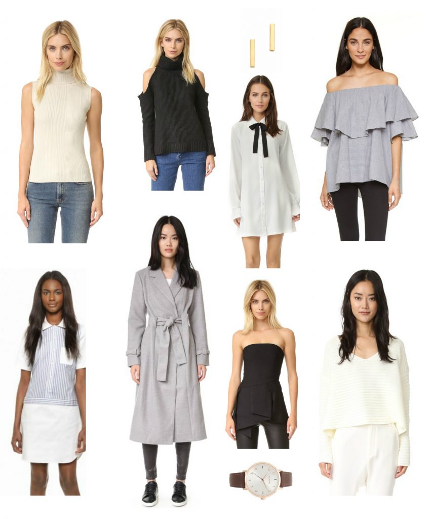 Shopbop Event of The Season Sale 25-30% off regular and sale items c/meo oversized sweaters shirt dress J.O.A. sleeveless turtleneck oversized coat minimalist fall autumn trends 2016 // Charleston Fashion Blogger Dannon Almost Happening 