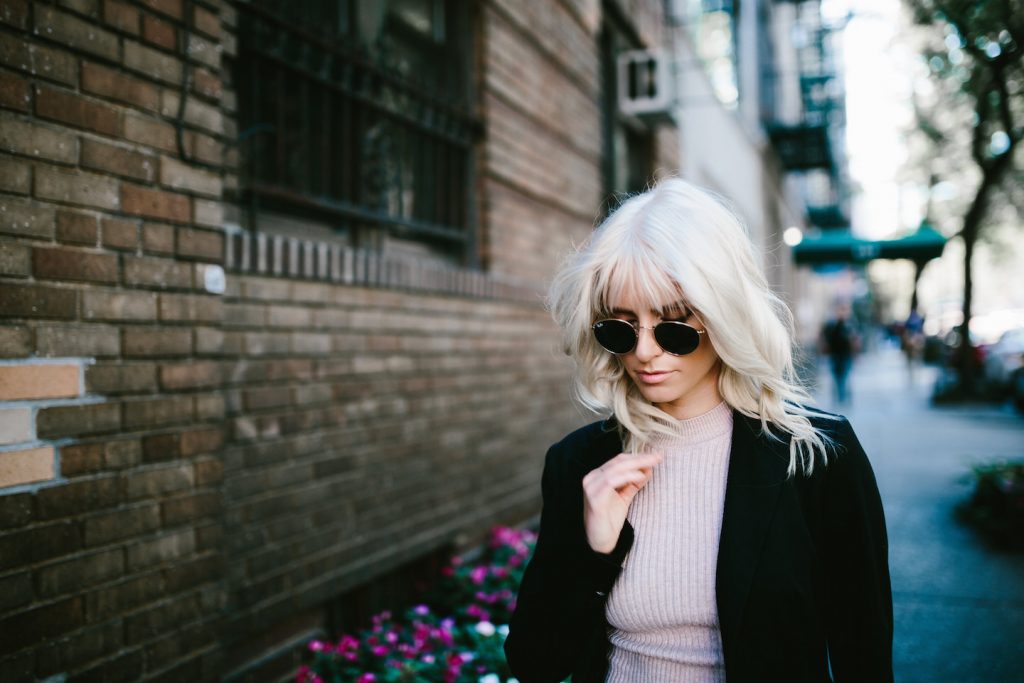 NYC Strolls ribbed sleeveless turtleneck plaid trousers loafers 90’s street style fall autumn trends 2016 // Charleston Fashion Blogger Dannon Almost Happening 