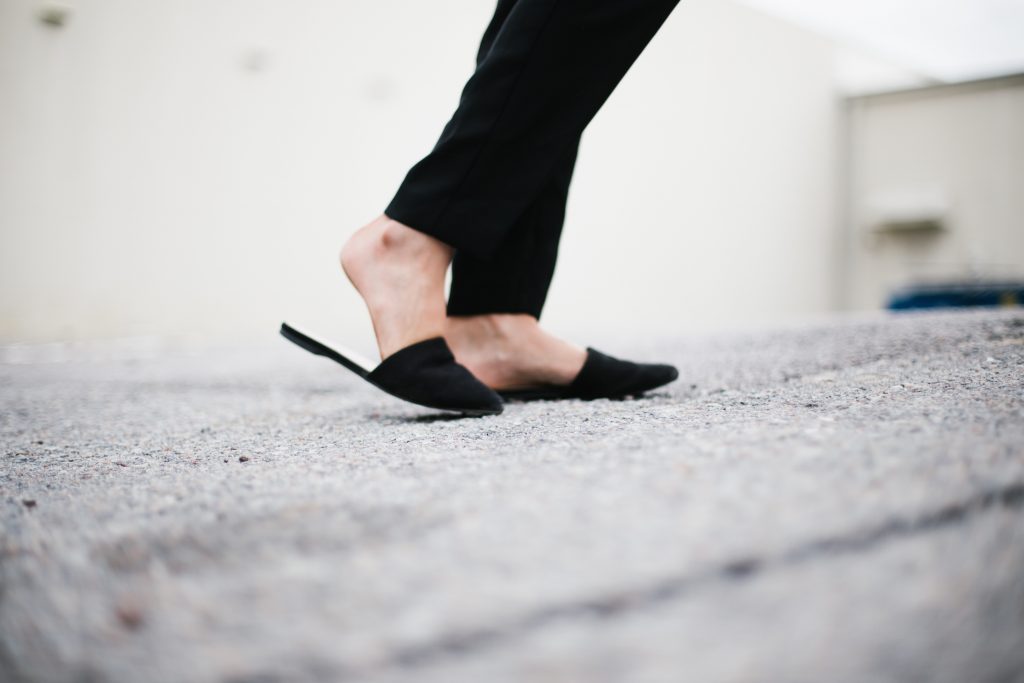 Thanksgiving v-neck target sweater forever 21 black trousers pointed slip-on sandals Fall Autumn blogger street style  // Charleston Fashion Blogger Dannon Almost Happening  
