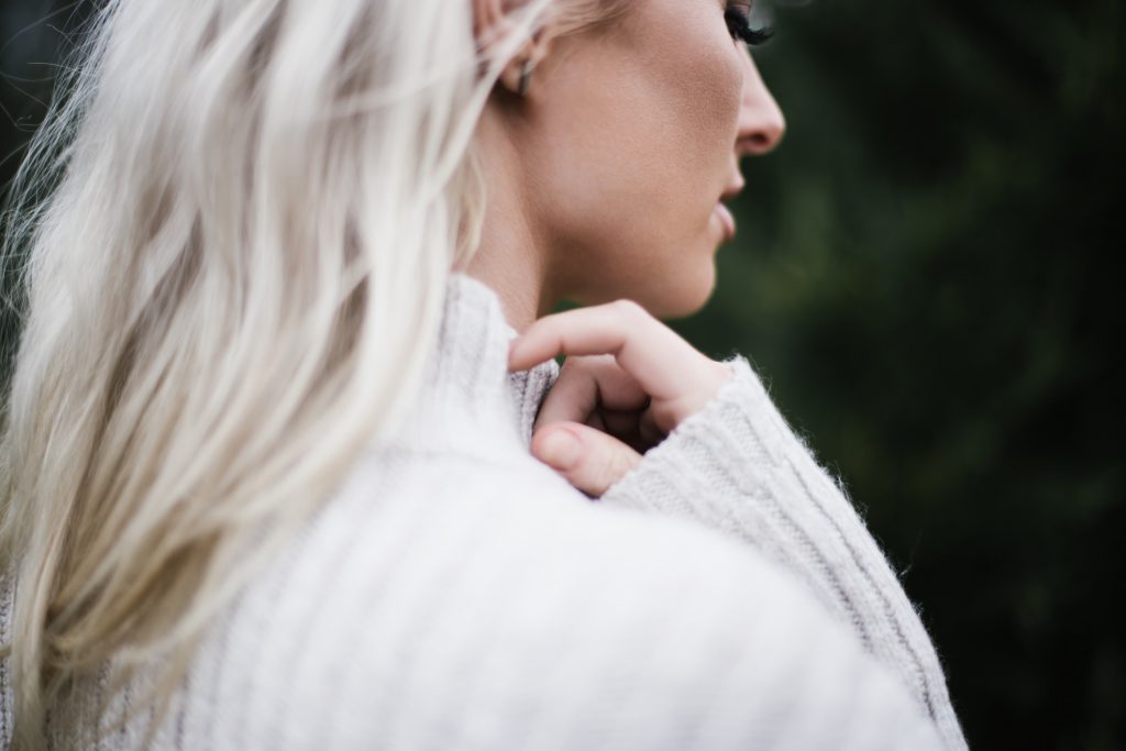 Christmas with Abercrombie & Fitch Tree farm cream cable knit turtleneck high rise super skinny jeans G.H. Bass & Co Duck boots blogger winter street style // Charleston Fashion Blogger Dannon Almost Happening 