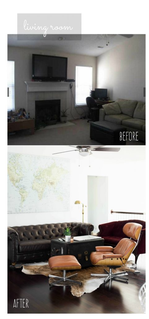 Our First Home Almost Happening before and after home renovation loft industrial style // Charleston Fashion Blogger Dannon Almost Happening 