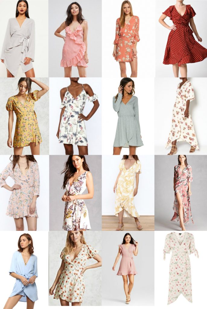 Wrap It Up Summer dresses under $100 floral pastel knee length maxi off the shoulder v neck midi revolve forever 21 topshop target nordstrom misguided // Charleston Fashion Blogger Dannon Almost Happening