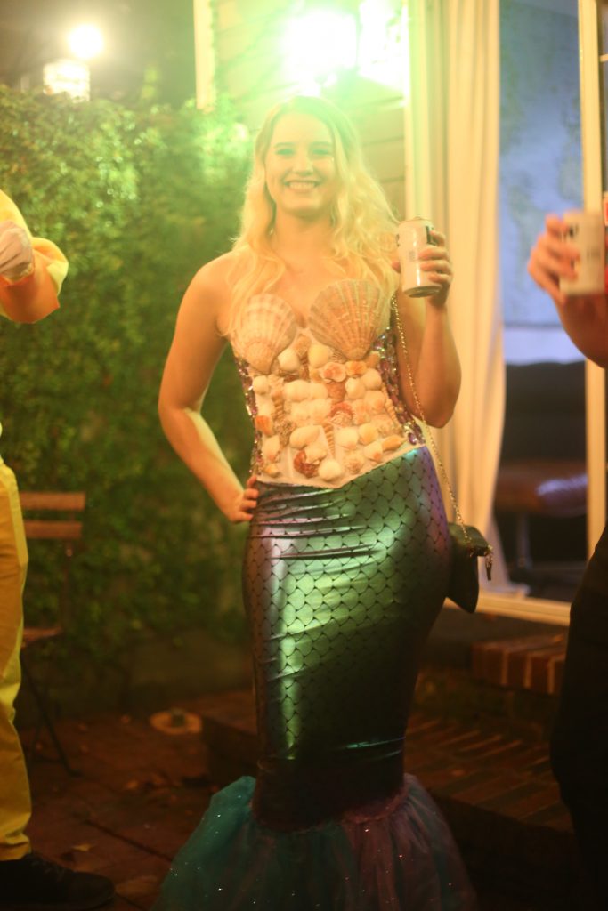 mermaid diy halloween costume 2017 // Charleston Fashion Blogger Dannon K. Collard Almost Happening