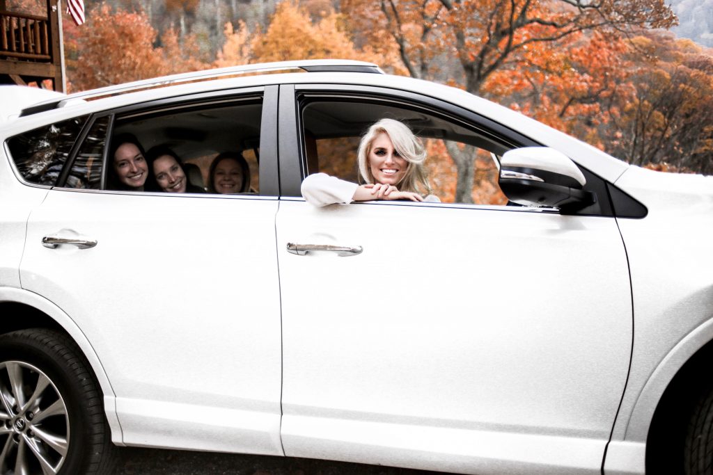 2017 Toyota RAV4 Platinum review test drive road trip maggie valley white car SUV Charleston Fashion Blogger Dannon Almost Happening 
