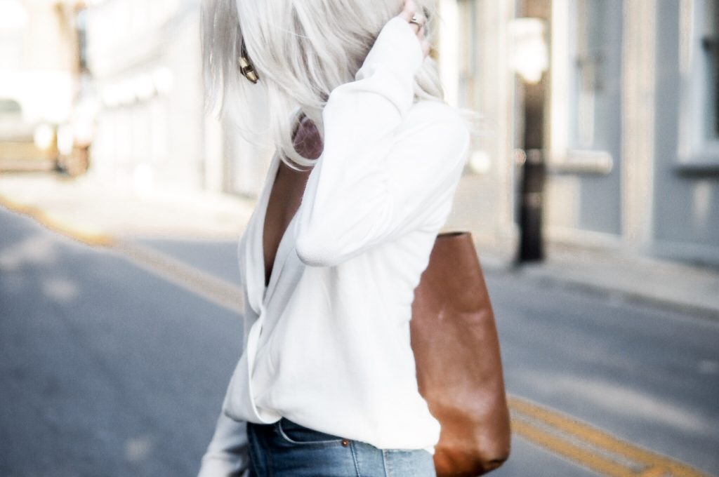 Take The Plunge plunge neck spring street style // charleston fashion blogger dannon k collard Almost Happening