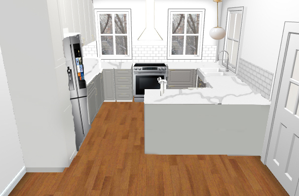 Downtown Kitchen Reveal // Charleston Fashion Blogger Dannon K. Collard Almost Happening Home renovation 