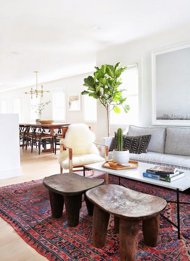 Downtown Charleston living room design concept modern mid century home // charleston blogger dannon k collard Almost Happening