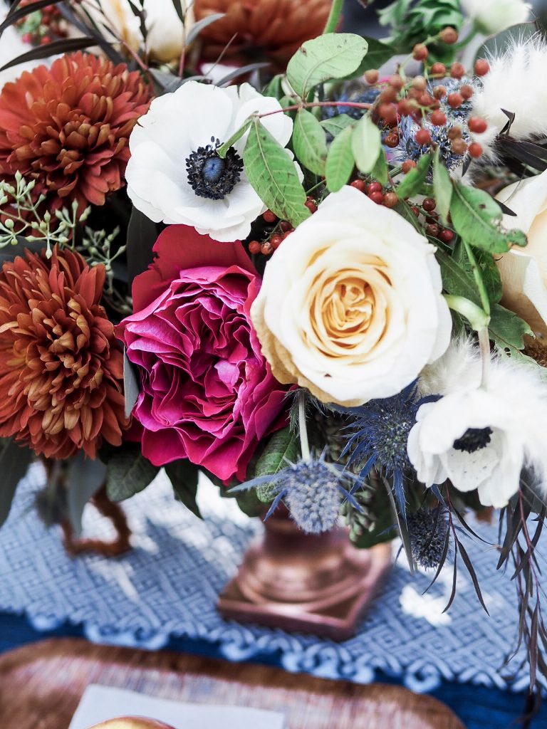 70's Friendsgiving themed Thanksgiving // Charleston Fashion Blogger Dannon K. Collard Almost Happening Wedding Fall inspiration tablescape table setting dinner