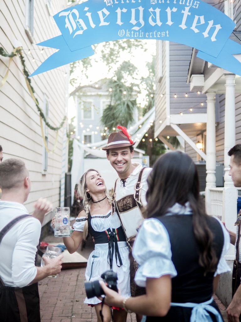 Oktoberfest themed party Dannon Collard Almost Happening Charleston blog