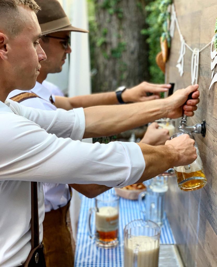 Oktoberfest themed party Dannon Collard Almost Happening Charleston blog